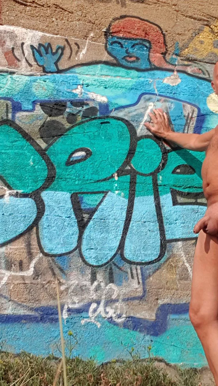 Graffiti on the blockhaus 😇