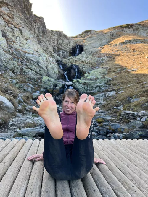 Hiking tired feet are the sexiest!