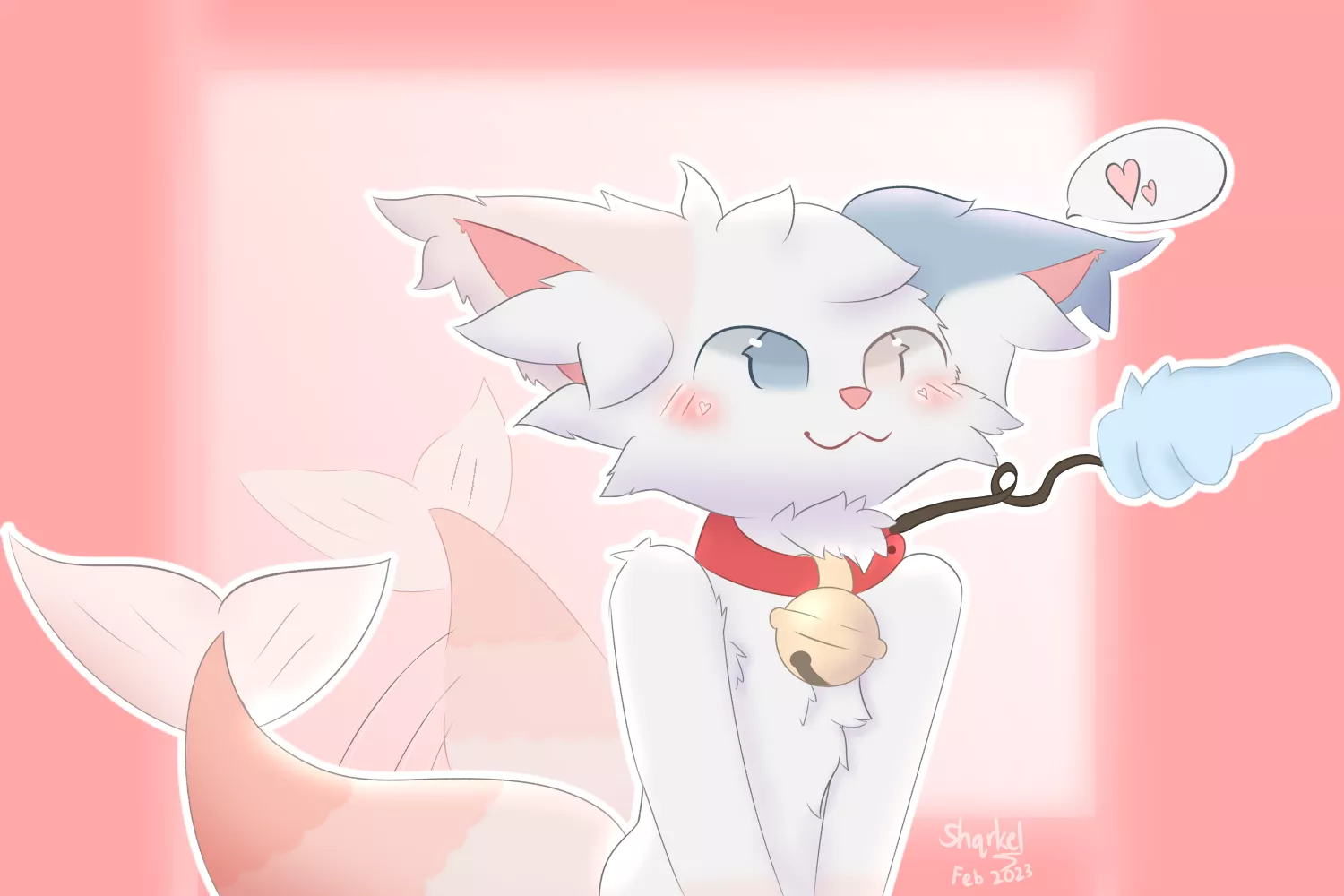 i love it when my friend takes me out for a walk outside uwu