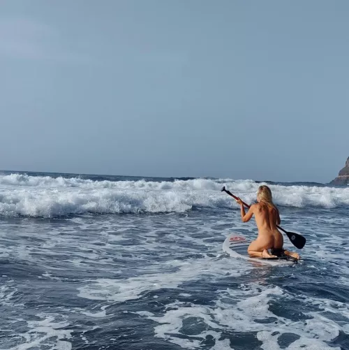 In the waves 💦💦