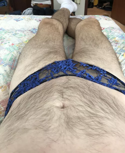 Lacy blue is very sexy