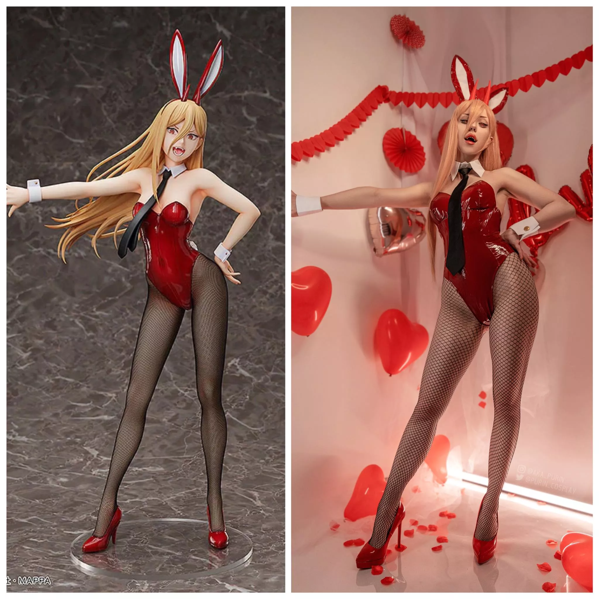 Power (Chainsaw Man) Cosplay vs Character by Purin