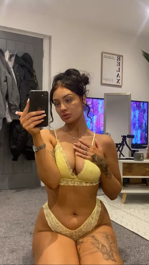 Pull my panties aside and fuck me with lingerie on