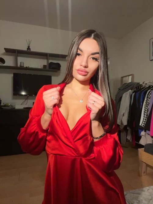 Put your hands underneath my dress and explore my body