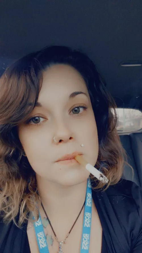 smoke break with me? 💋