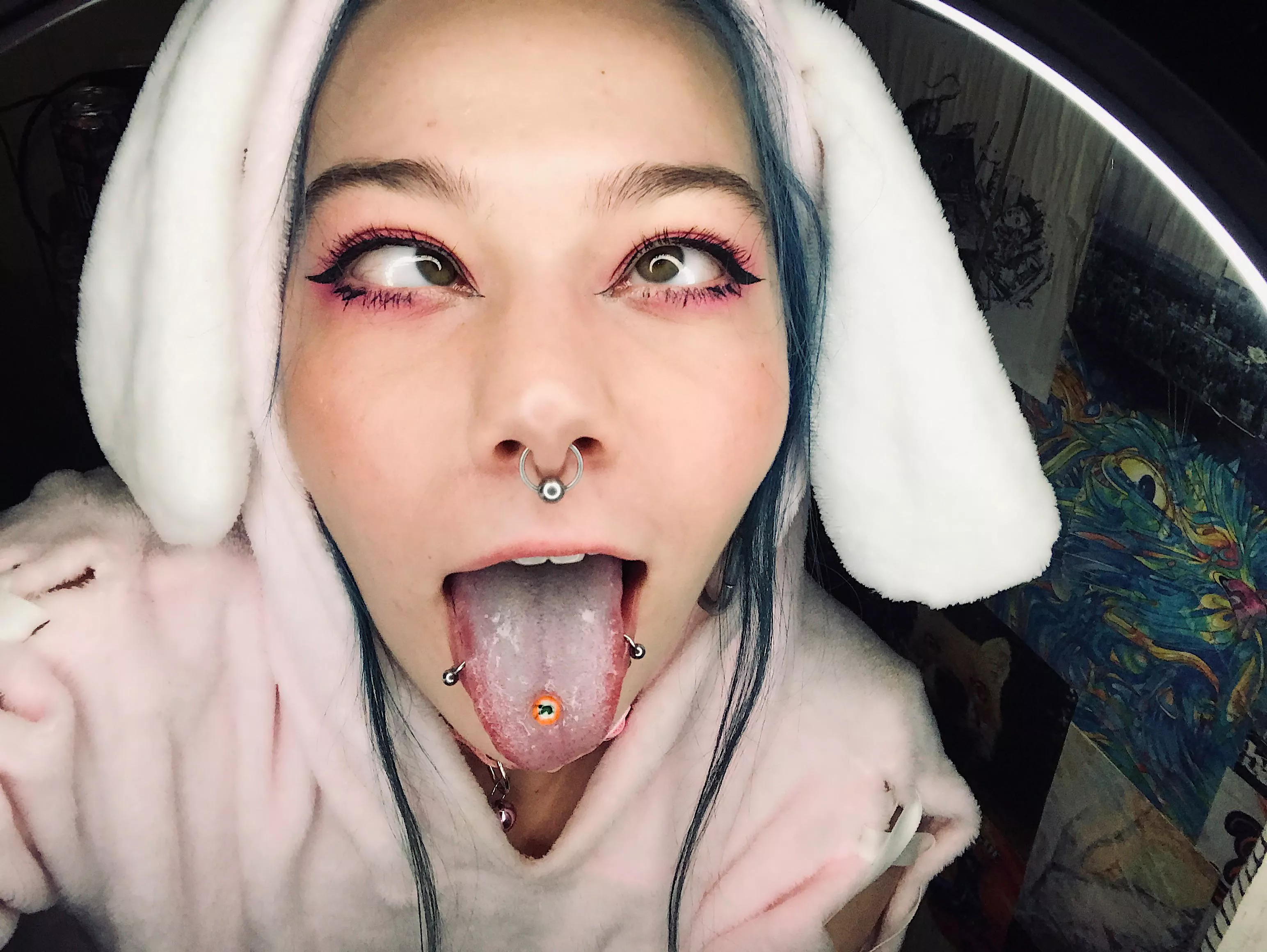 some tender rabbit meat