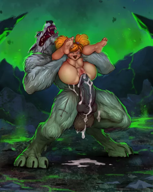 Worgen and gnome! (Cronart) [Warcraft]