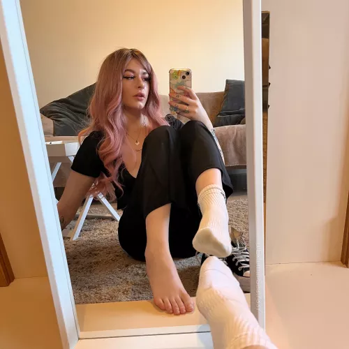 Would you like my socks on or off? 🖤