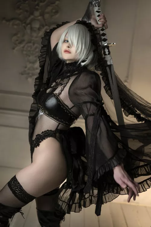 2b Bride from Nier:Automata by Reisa_kyun