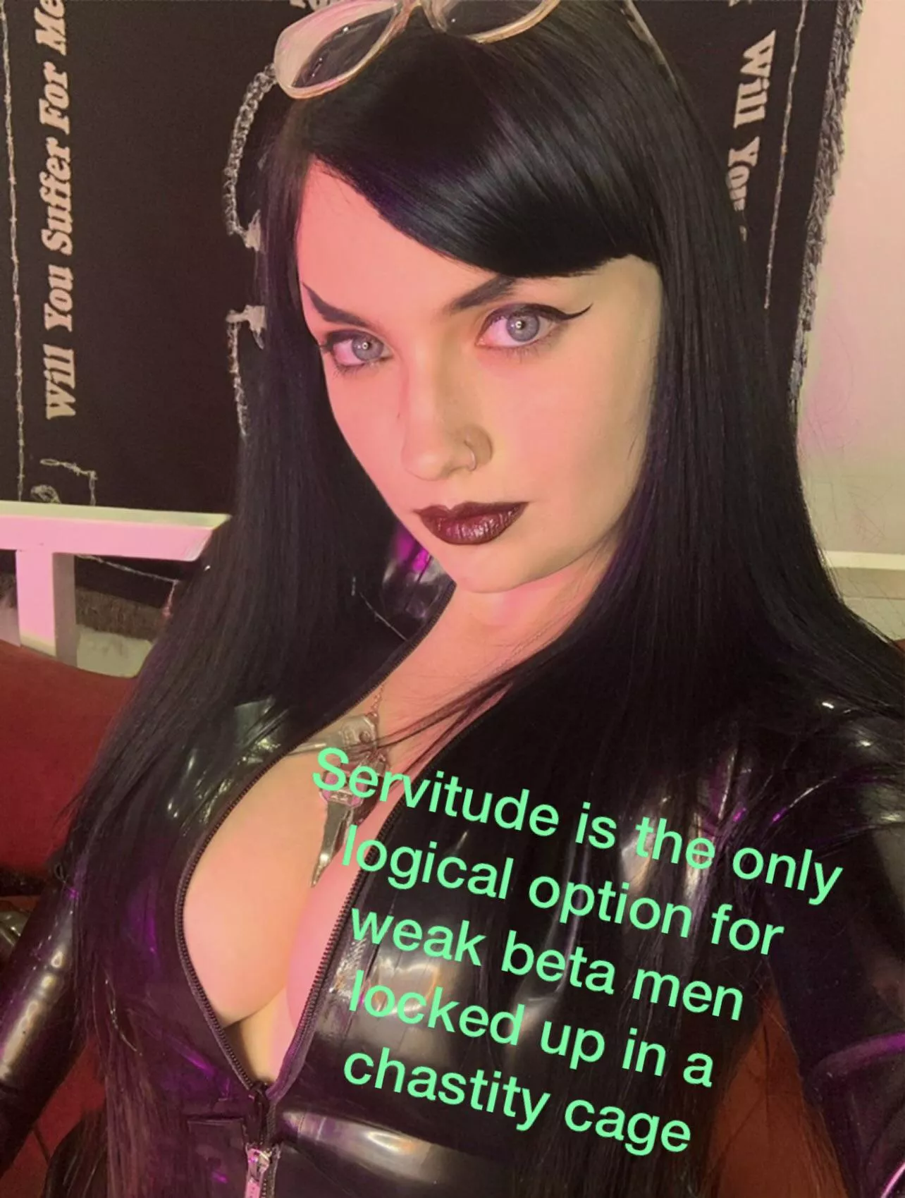 A chastity cage is a must.it controls his own orgasms as a submissive beta😈🔐