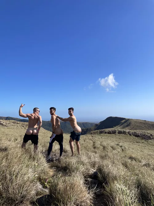 Before fucking in the mountains with my boys 😈🔥