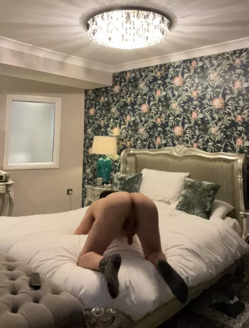 Best way to test the hotel bed.