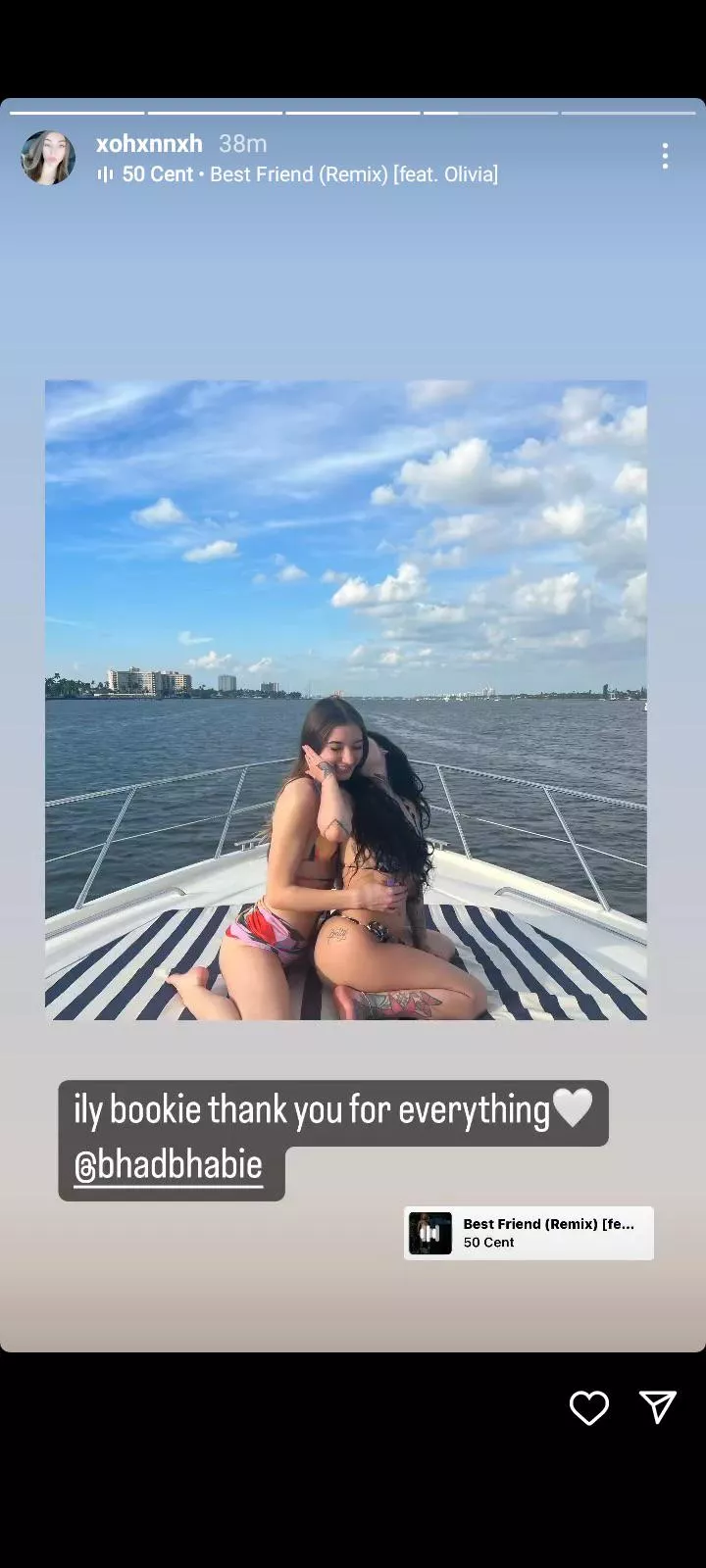 Bhad Bhabie and her friend