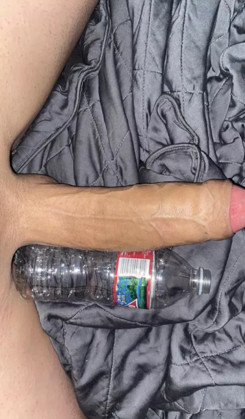 Boy meat vs water bottle.
