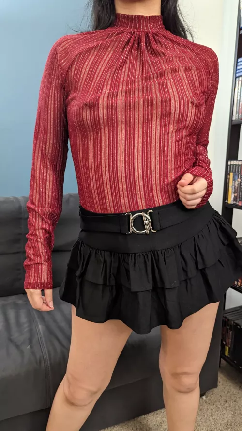 I personally think tiny skirts should be mandatory!