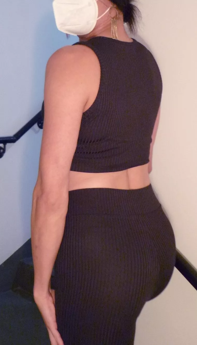 I [T] prefer stairs... and I've got some results, don't you think?