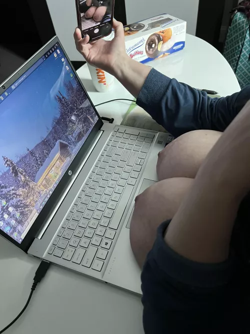 [image] Hard at work for my boys!!