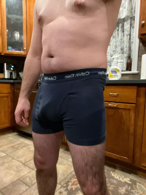 It’s laundry day. Cleaning the house