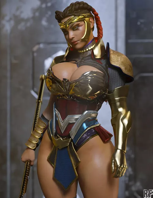 Loba as Wonder Woman (Rude Frog 3D) [Apex Legends & DC]