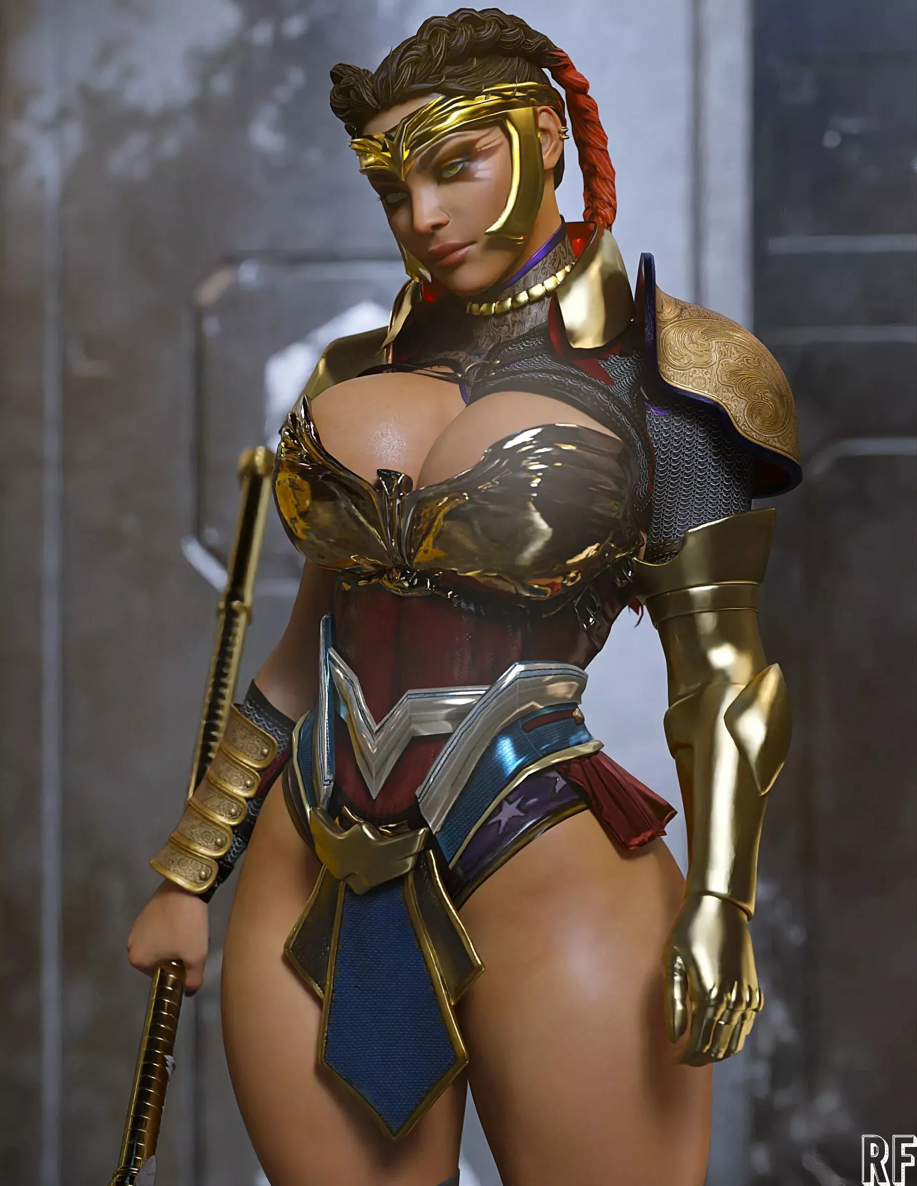 Loba as Wonder Woman (Rude Frog 3D) [Apex Legends & DC]