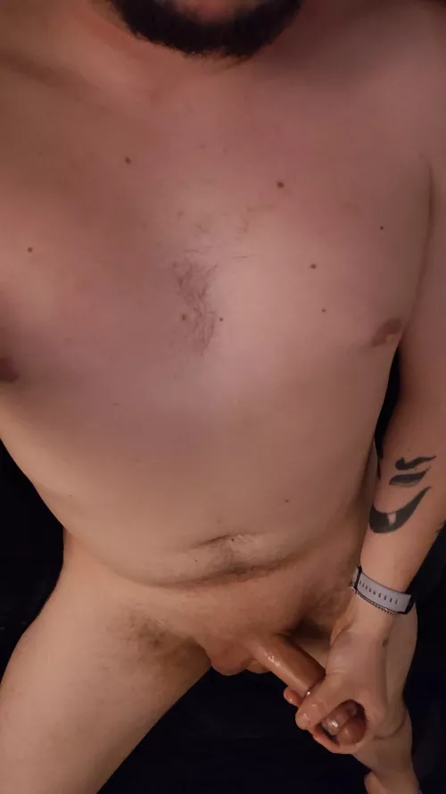 Lubed up and ready for you to take its place. 💦