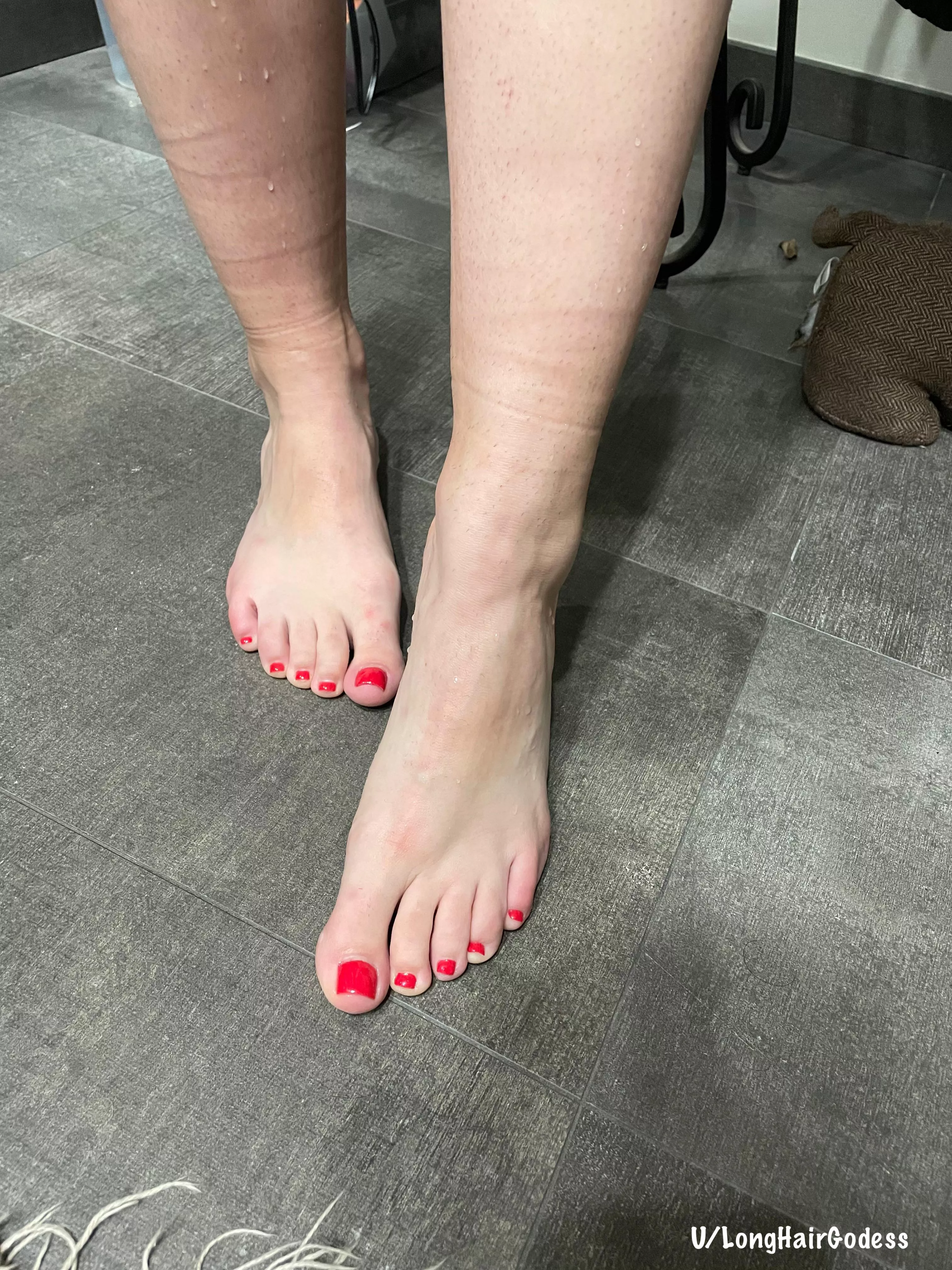 Massage my sweaty feet after soccer practice