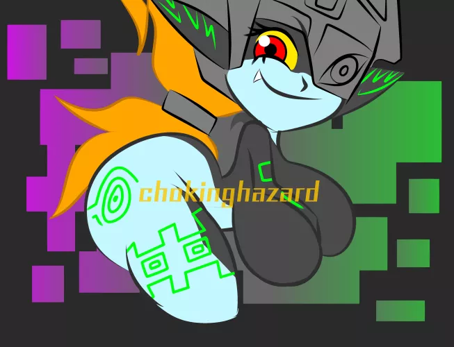 Midna showing off her best sides(Chokinghazard)