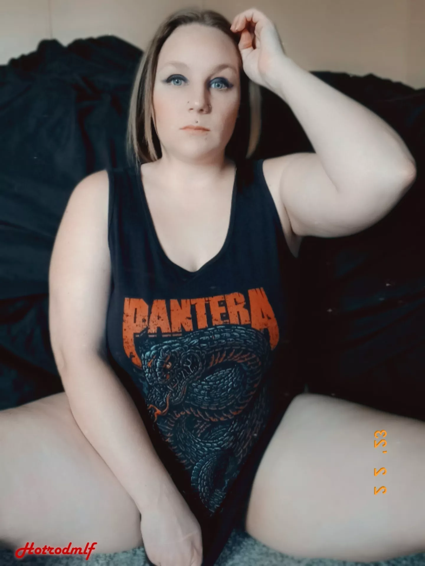 No pants is always fun.