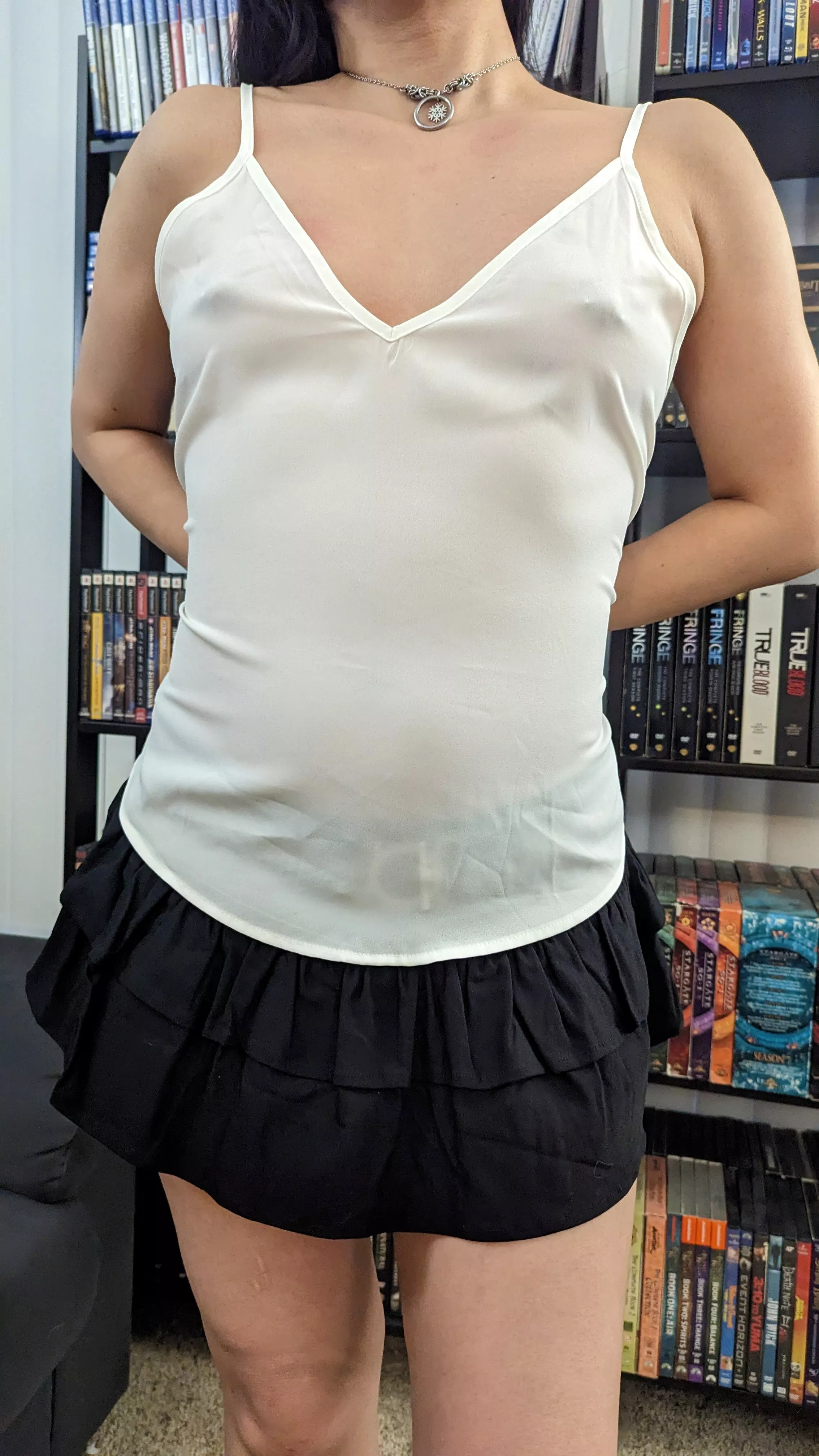 Nothing better than thin white shirts!