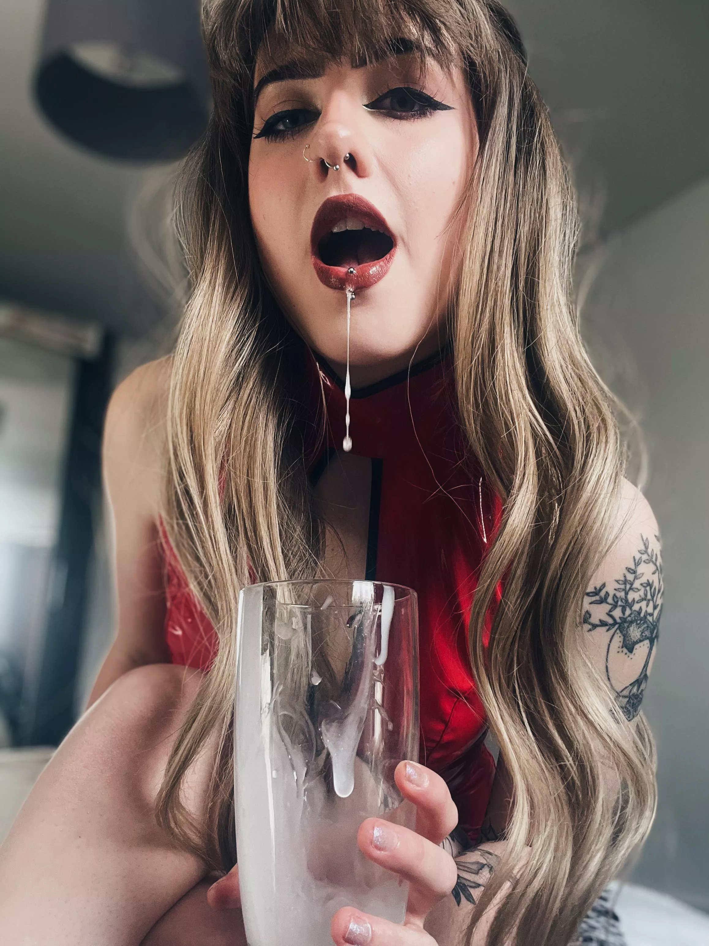 [oc] Spit and cum… all ready for you to drink