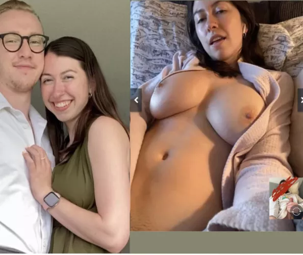 Pic with her boyfriend vs pic of her cheating on him online