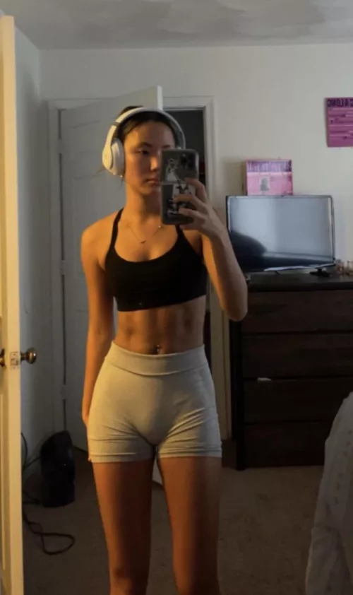 Post workout selfie
