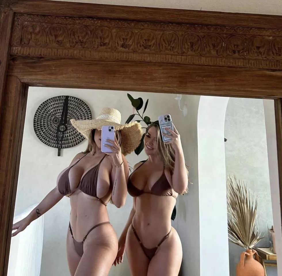 She’s big but her friend is bigger