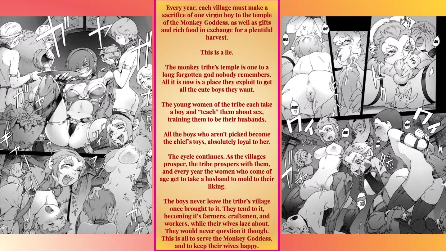 Temple of the Monkey Goddess [Monkey Girl] [Femdom] [Slave] [Goddess] [Virginity] Artist: Po-ju/Zappa Go