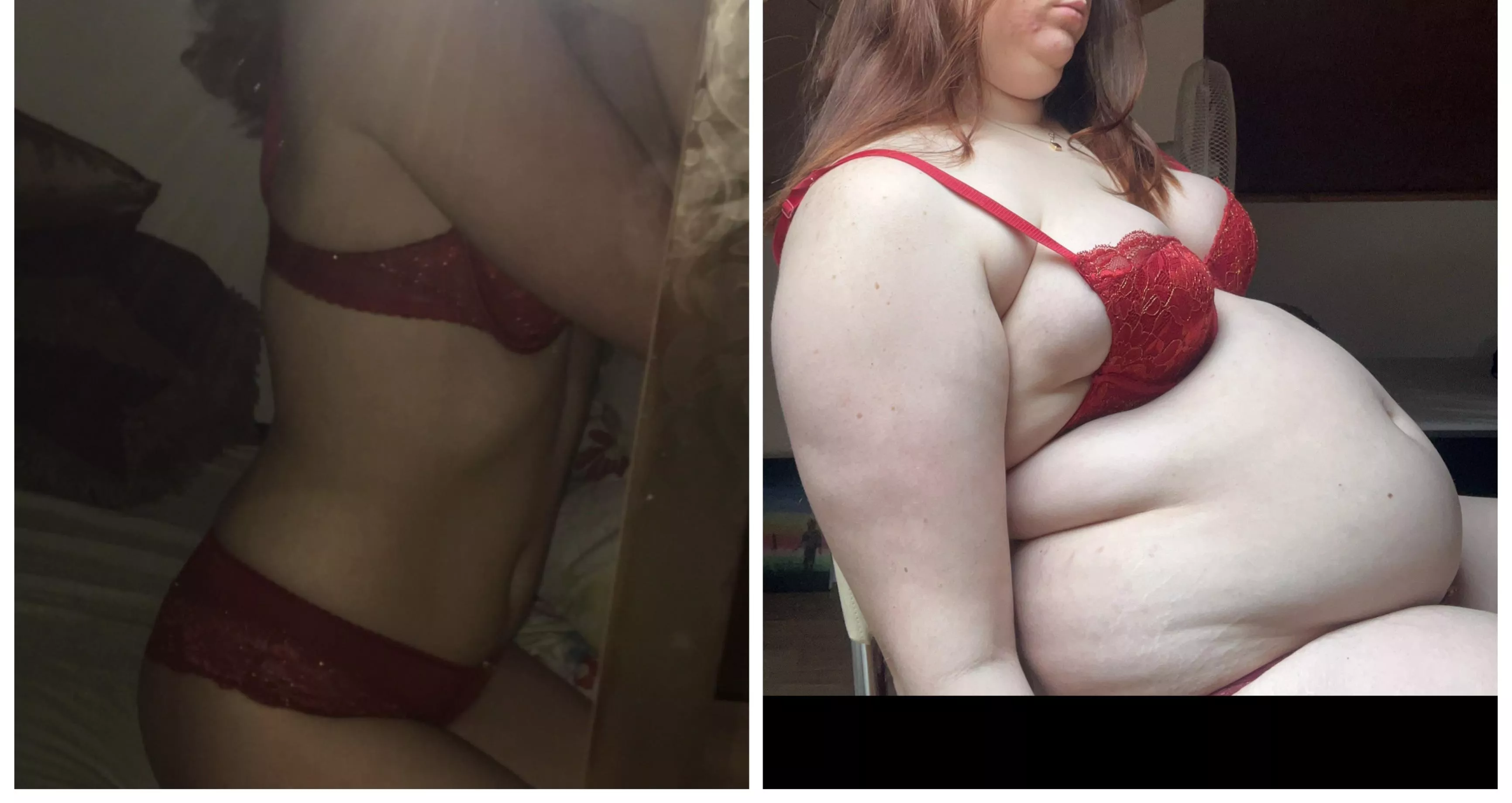 What happend to me? 😩My eating habits have been getting worse and worse and its showing on my waistline 😳 please tease me (its the same underwear) My onlyfans: @fatmerida