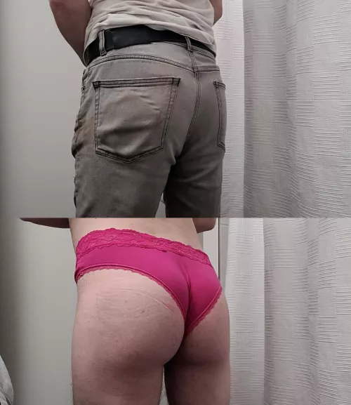 What I Wore under my Man Clothes at work all day.