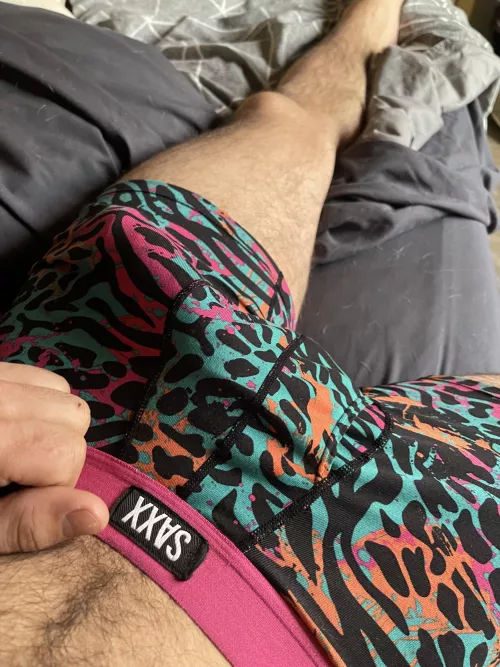 Wonder what’s what’s hiding in these saxx’s