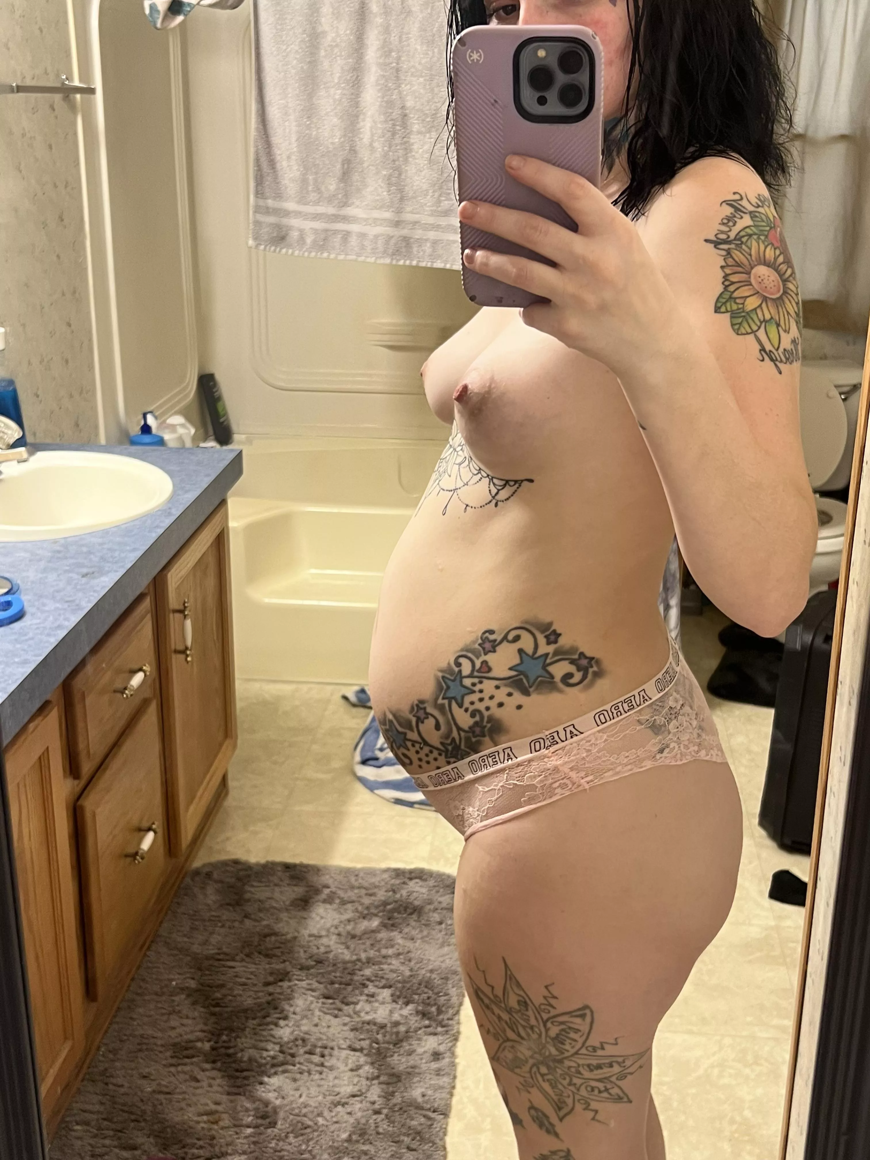 23 weeks pregnant. How does my body look? Be honest.