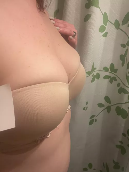 Bought a new bra… guess I need a bigger cup size