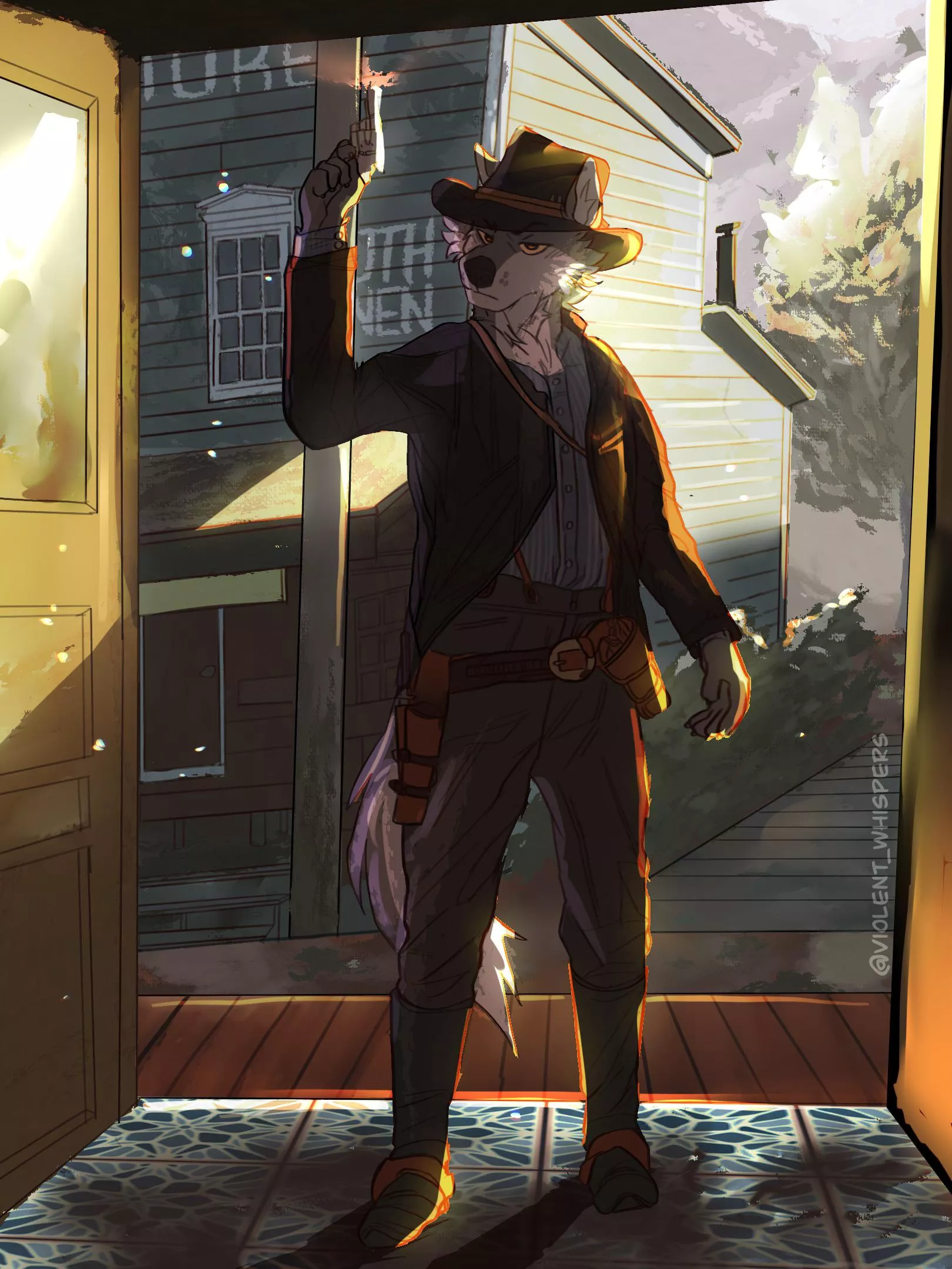 Cowboys and redemption (art by me)