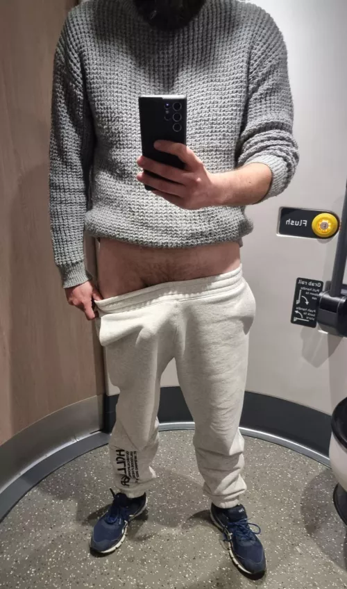 Didn't wear pants on the way home