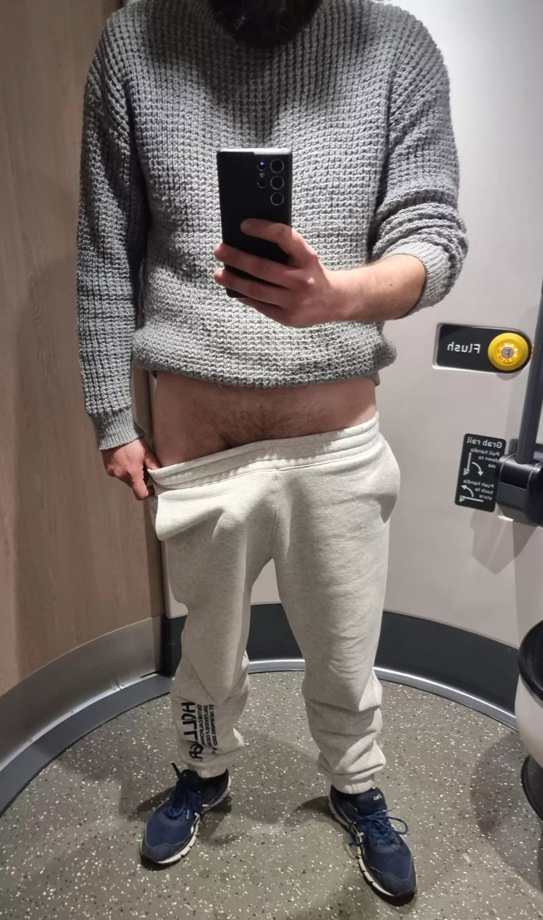 Didn't wear pants on the way home