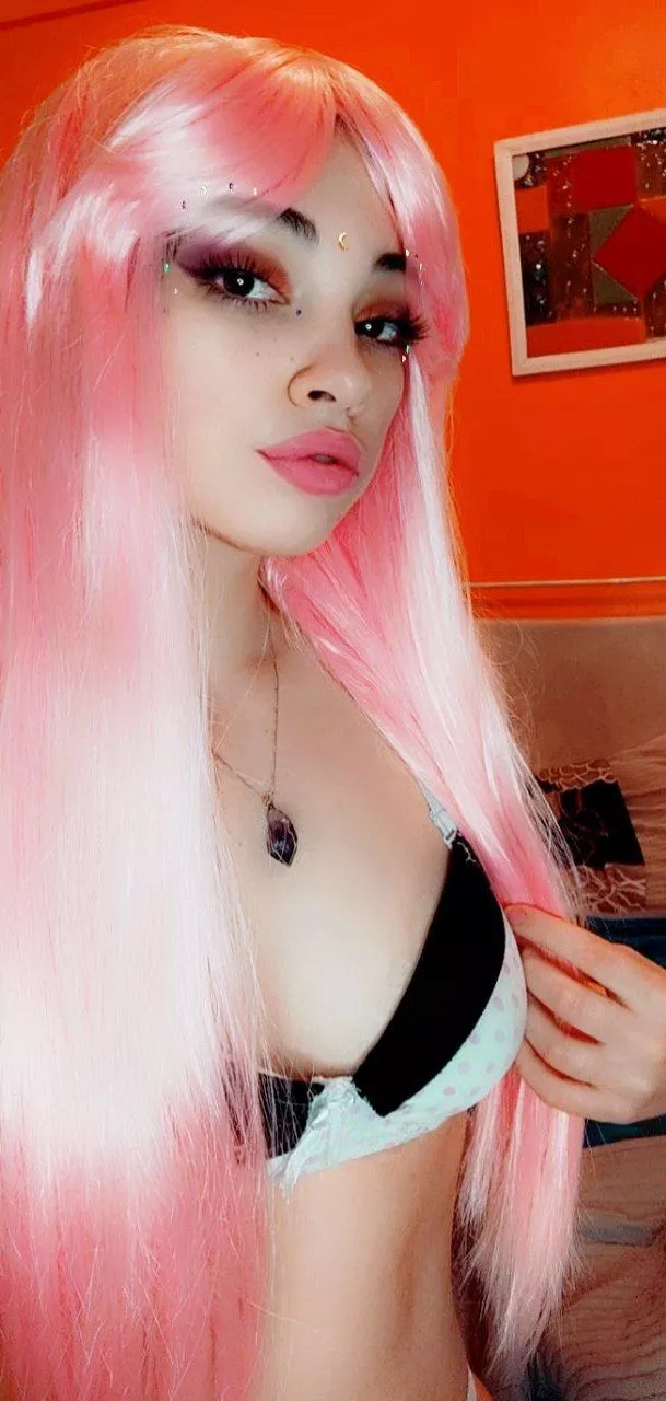do u like My pink wig?