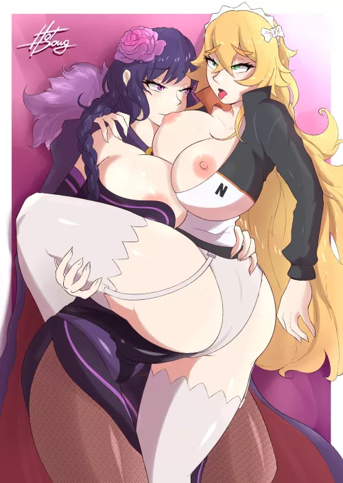 Frederica and Elsa having some fun(Hotdawg)