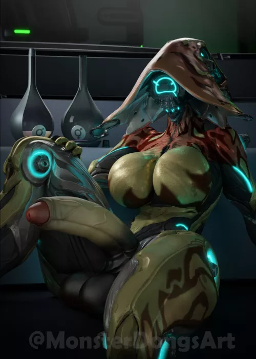 [Futa Ivara] Ivara Drinks A Special Potion (MonsterDongsArt)