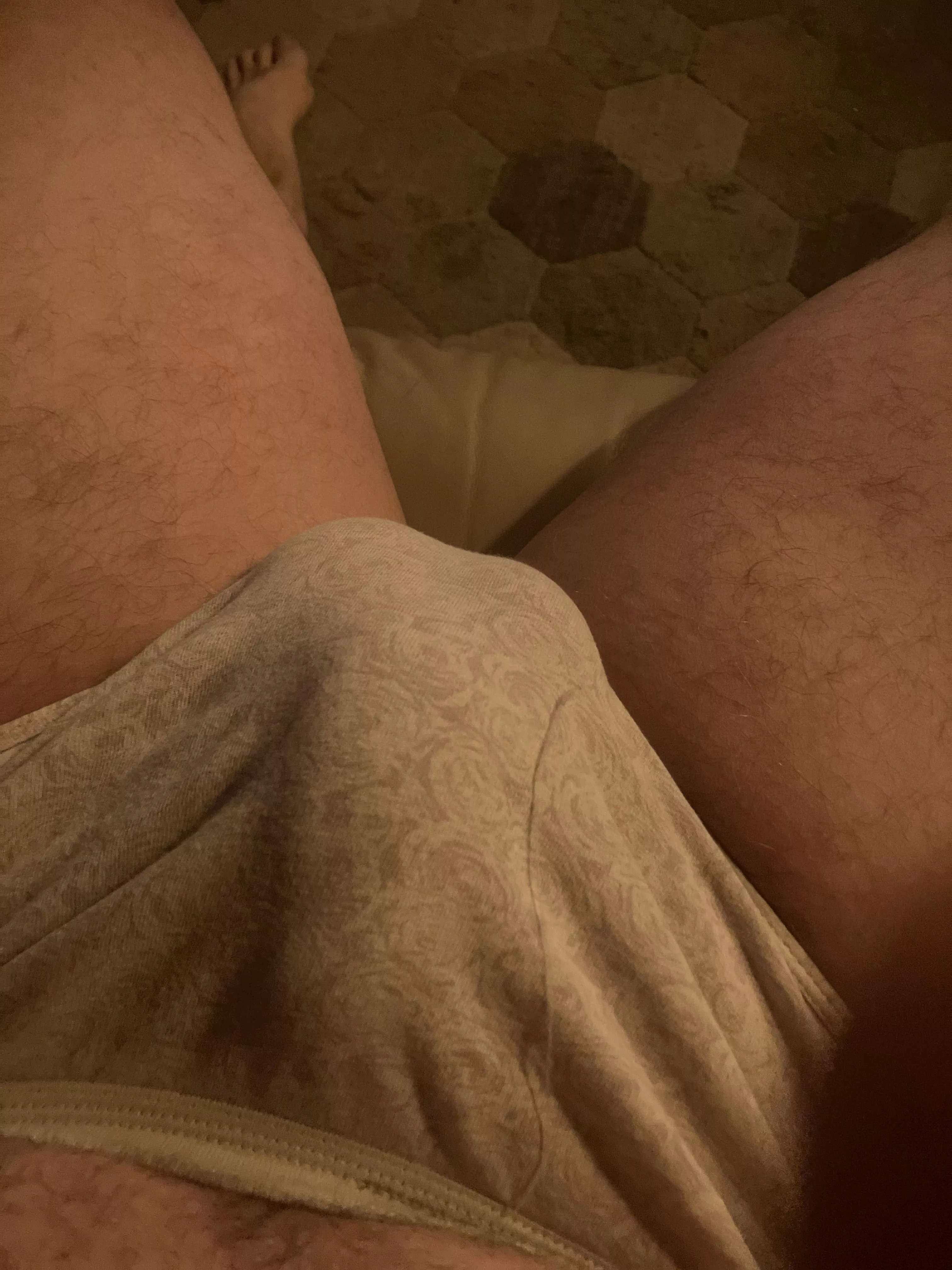 Getting excited in wife’s panties