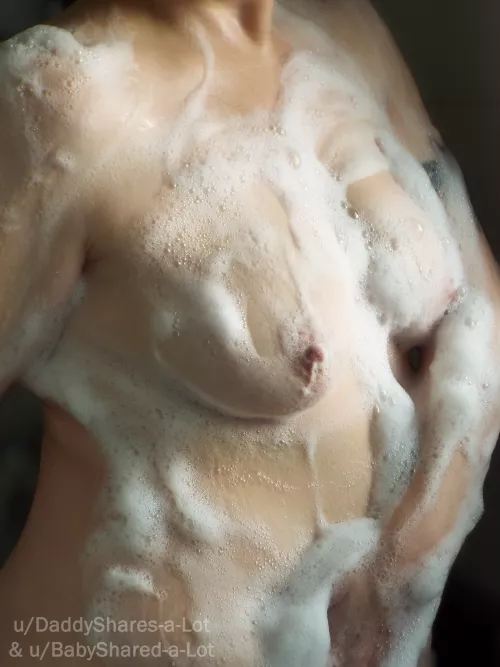 Getting squeaky clean after being a very dirty girl! 👹