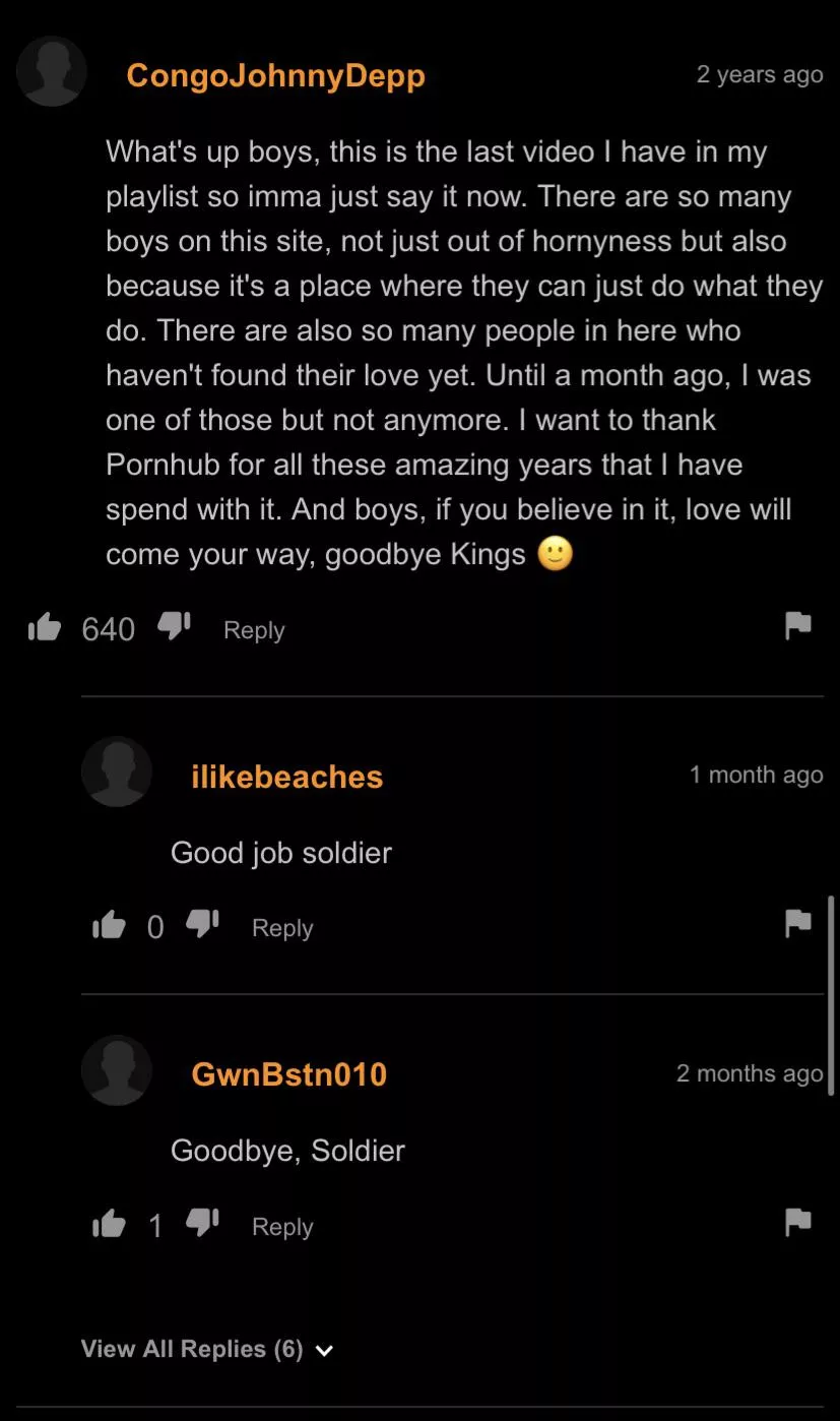 Good soldiers follow orders