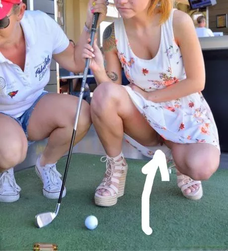 Gotta look for it. But it’s time at the range, on a hot day no panties needed.