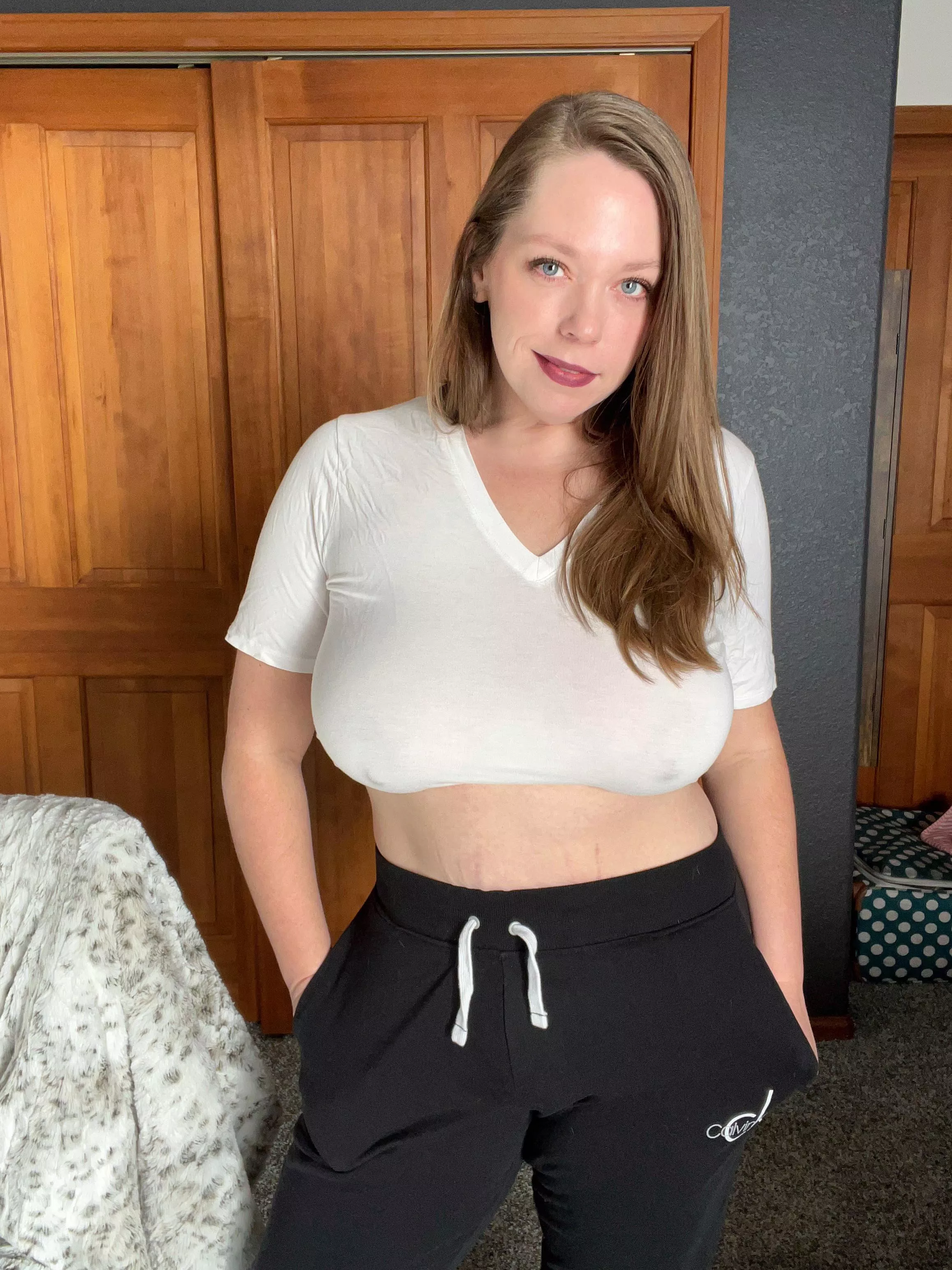 Hope the cable guy liked my outfit!